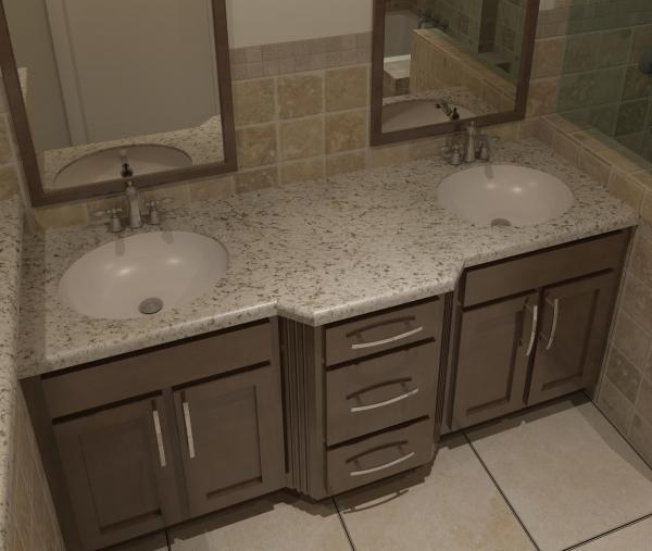 Undermount vanity sink