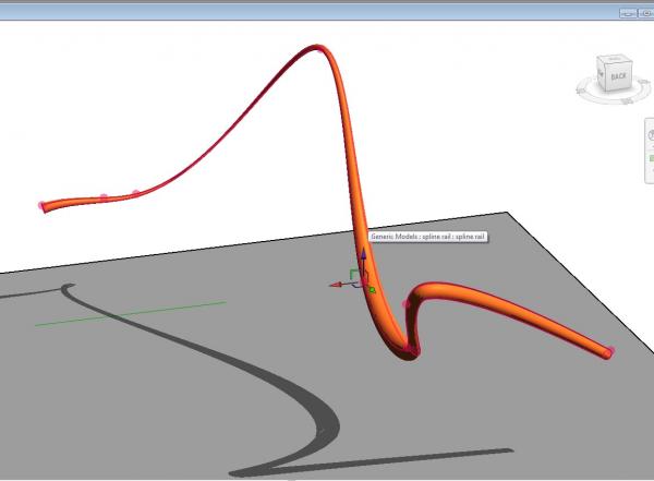 adaptive spline extrusion