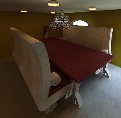 luxury dinningroom table