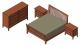 Craftsman Bedroom Set (Queen Bed, Night Stands, Dresser)