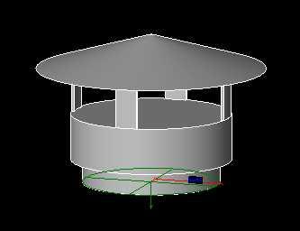 Parametric Duct Weather Rain Cap Hood