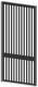 Porton metálico enrejado (Metal gate grill)