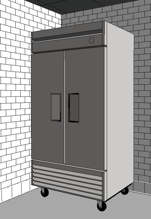 True T-Series Reach-In Refrigerator/Freezer