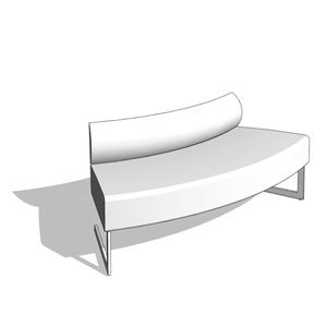 Le Mur Module Seating Sytem For Teaming / Seat Curved Outer Section - HighTower