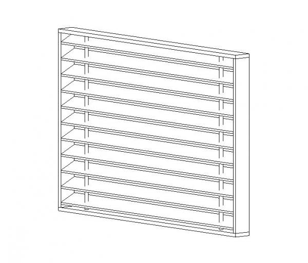 adjustable louvre (louver) / venetian blind