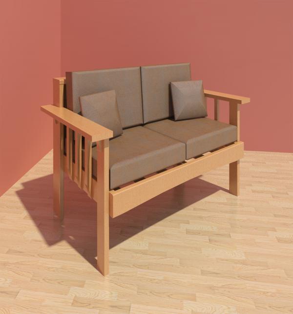 Mission Loveseat
