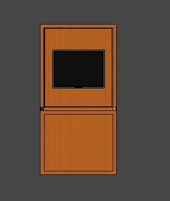 In wall desk