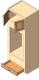 Double Oven Base Cabinet, 84" high, 2 butt doors, 1 drawer