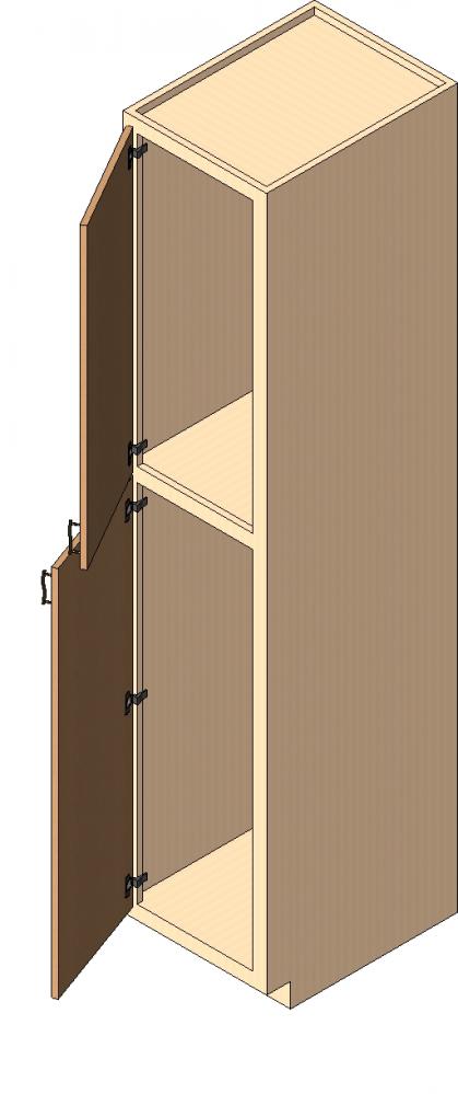 Utility Cabinet, 90" high, 2 doors