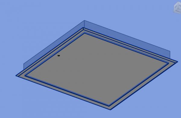 Ceiling Access Hatch/Panel Parametric