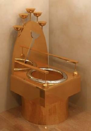 Golden Throne Toilet