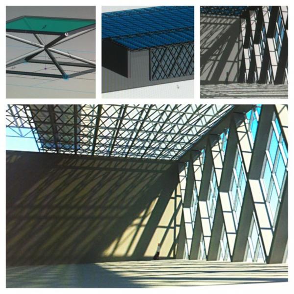 Spatial 3D fully parametric roof structure!