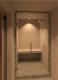 Shower Curb w/Glass Partition