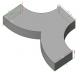Rectangular Wye - Curved