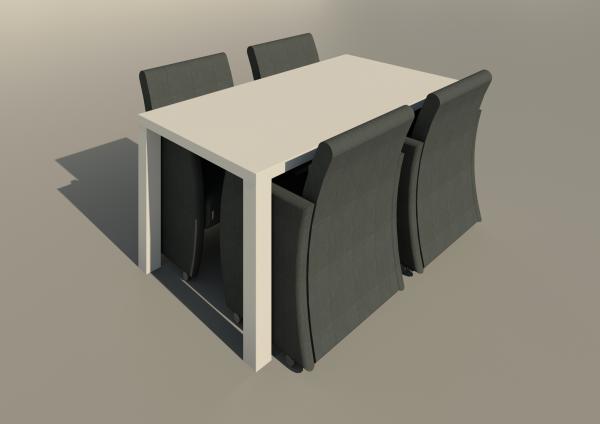 Dining table + chairs