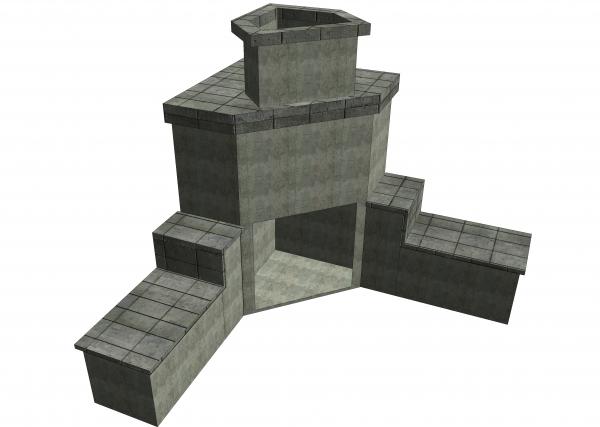 Stone Outdoor Fire Place