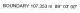 Property line segment tag