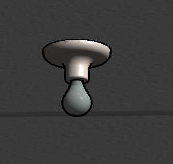 Single Light Bulb