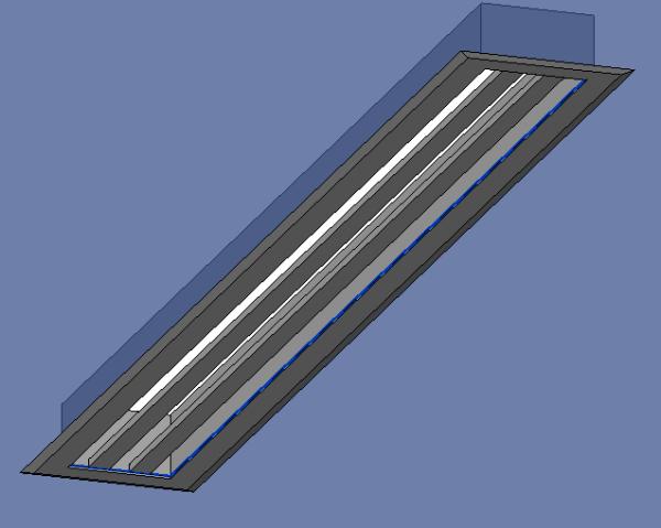 Ceiling opening vent parametric