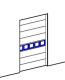 Over Head Sectional Door with Windows