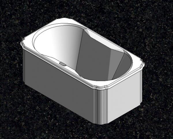 Jacuzzi  Bellavista Whirlpool Bath - Simulated