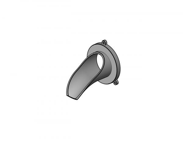 3" Cows Tongue Wall Drain