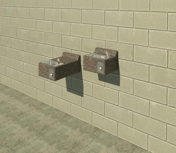 Exterior Drinking Fountain - Stone Finnish Freeze Resistant