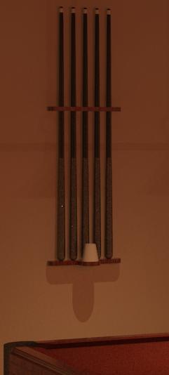 Pool Cue Rack