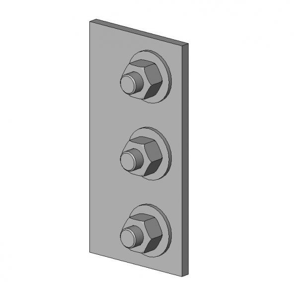 Shear Tab/Plate Connection - Single Row