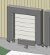 Sectional Oh Door With Dock Leveler & Dock Shelter