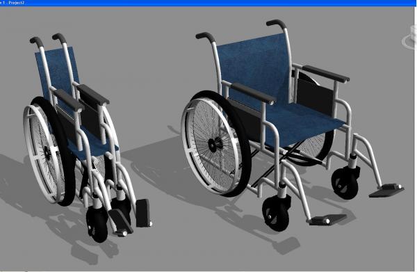 wheelchair complex-distributed parametric