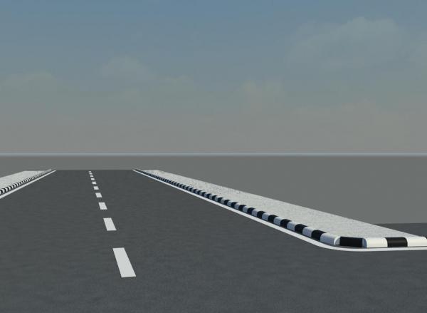 Road Walkway Edge