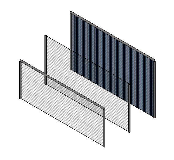 Fence - Chainlink - w/ Vinyl Privacy Slats