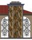 wrought iron screen decor