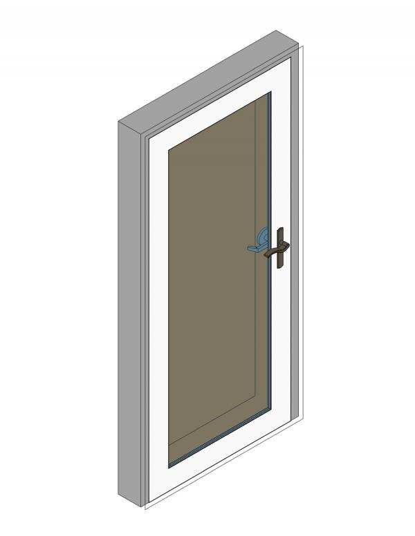 Residential Exterior Door with Optional Storm Door