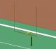 Draper Gooseneck Football Goalpost - 5-9/16" Steel