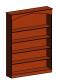 Teak Bookcase