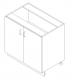 AWI 102 - Base Cabinet - 2 Door