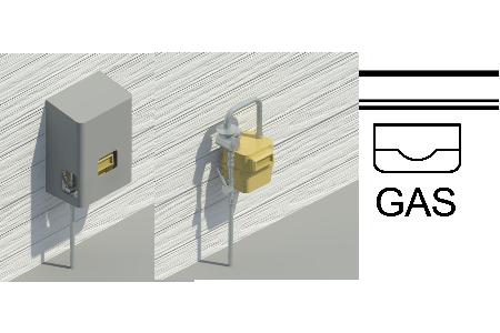 Gallus 2000 Gas Meter and Cover - NZ