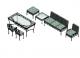 Cast Iron Furniture Set