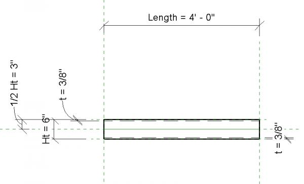 HSS Tube Steel Side View (Instance)