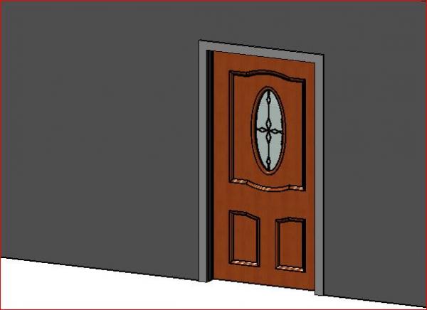 Mahogany Entrance Door