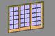 3 Panel Glass Slider w Trim