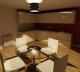 Maxi Round Black Glass Dining Table