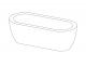Freestanding Oval Tub - 68"