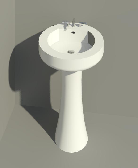Porcelain sink