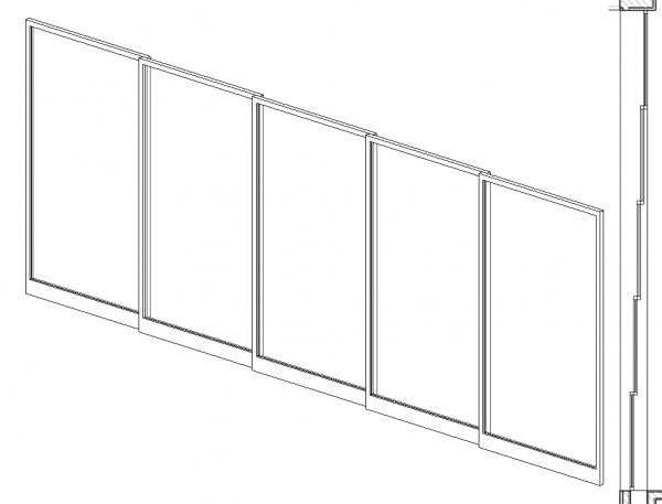Multi Panel Pocket Door