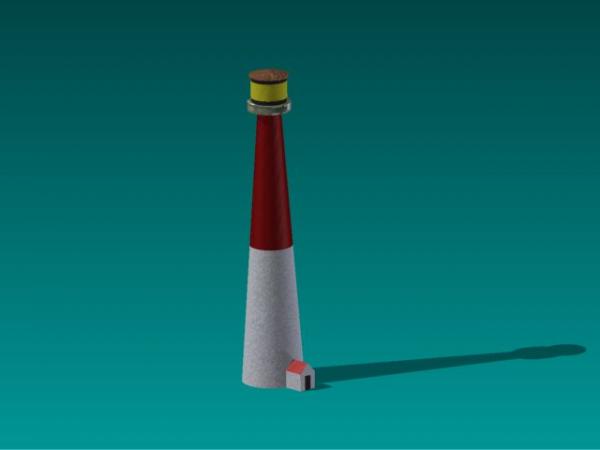 Model Lighthouse 14" tall