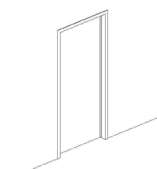 door wrap around frame