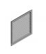 Exhaust Air Grille 0° Blades (Vertical)